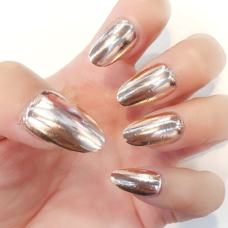

2sheets Metallic Nail Sticker, Multicolor