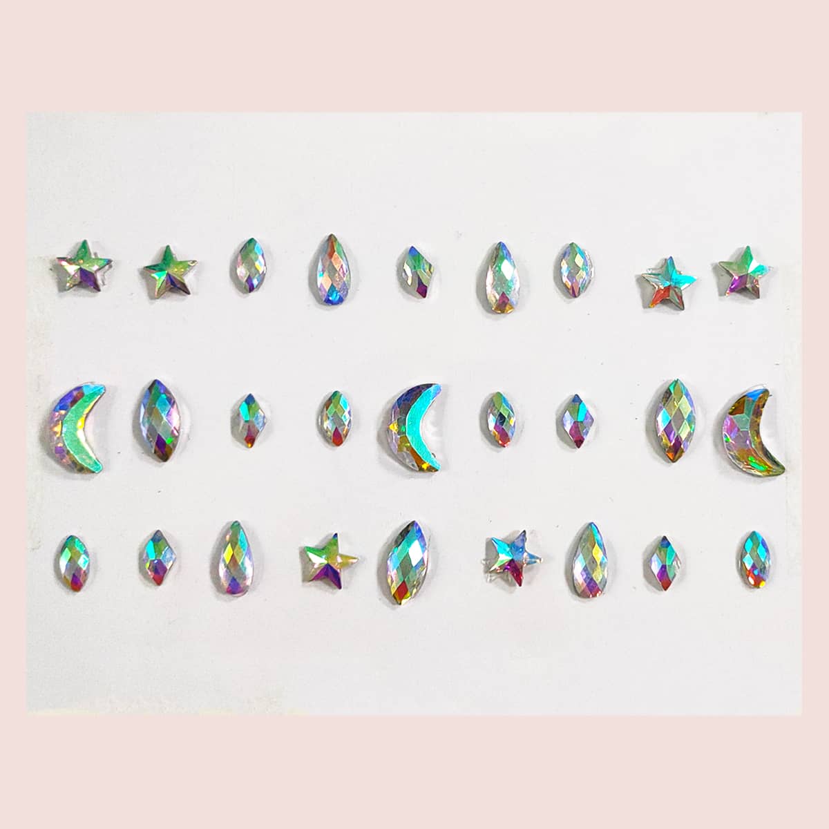 

1sheet Star & Moon Tattoo Sticker, Multicolor