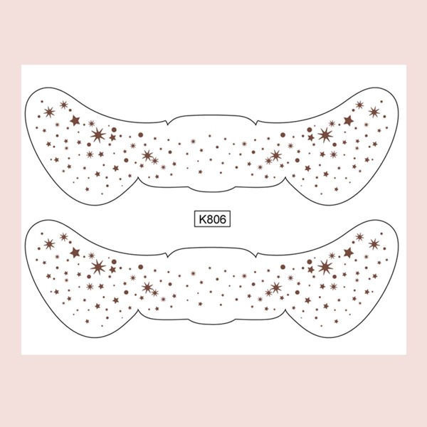 

1sheet Freckle Facial Tattoo Sticker, Multicolor