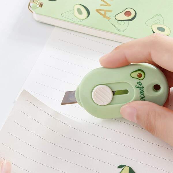 

1pc Mini Avocado Utility Knife, Multicolor
