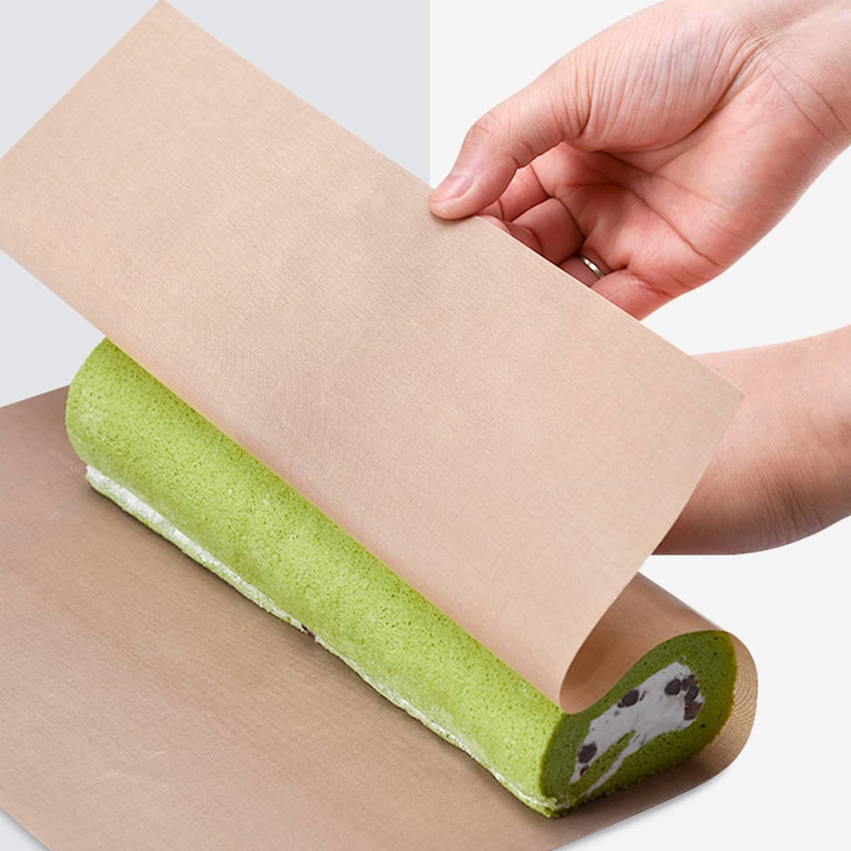 

5pcs Non-stick Baking Mat, Brown