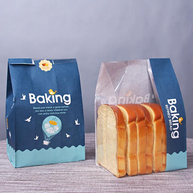 

10pcs Hot Air Balloon Print Packaging Bag, Blue