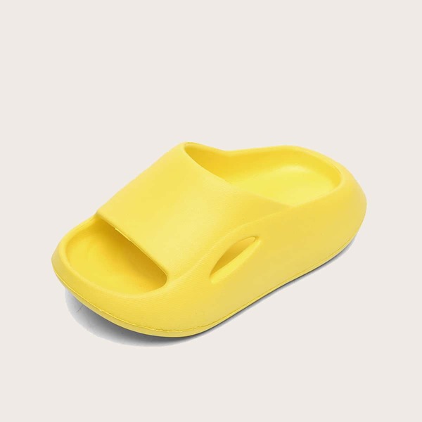 

Toddler Girls Minimalist Cut Out Slides, Yellow