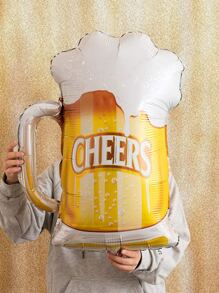 1包生日派對裝飾氣球，酒杯造型 - 彩色 - 查看 4