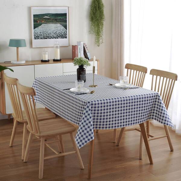 

Gingham Pattern Tablecloth, Multicolor