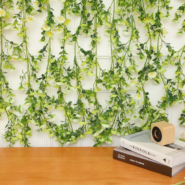 

1pc Artificial Flower Vine, Multicolor
