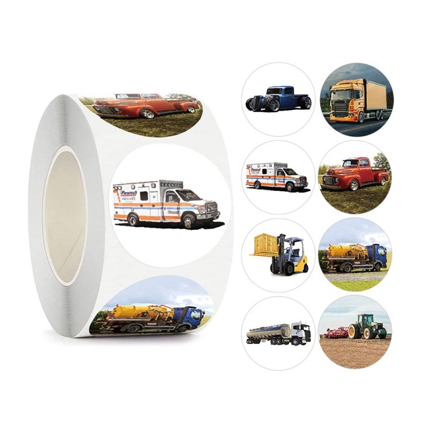 

1roll Vehicle Print Sticker, Multicolor