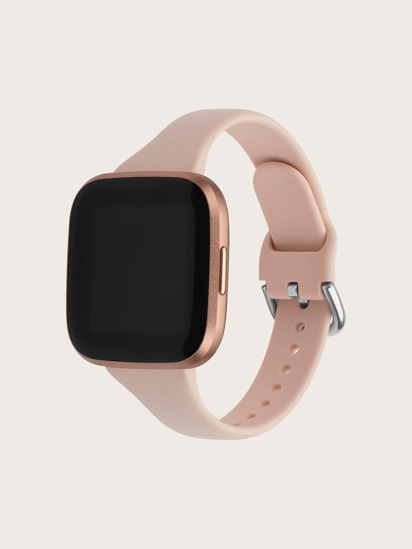 Dây đeo đồng hồ silicon tương thích với Fitbit - Bụi hồng - Xem 1