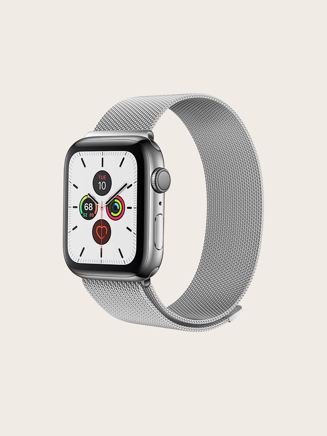 حزام الساعة متوافق مع Apple Watch موحدة اللون فلز