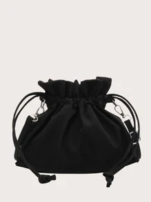 תיק שרוך עם שרוך - שחור - ראה 1