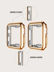 Waterproof Case Compatible With Apple Watch - Gold - View 3