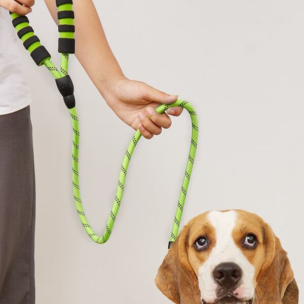 

1pc Reflective Pet Leash, Green