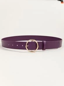 Thắt lưng khóa tròn - Màu tím - Xem 2