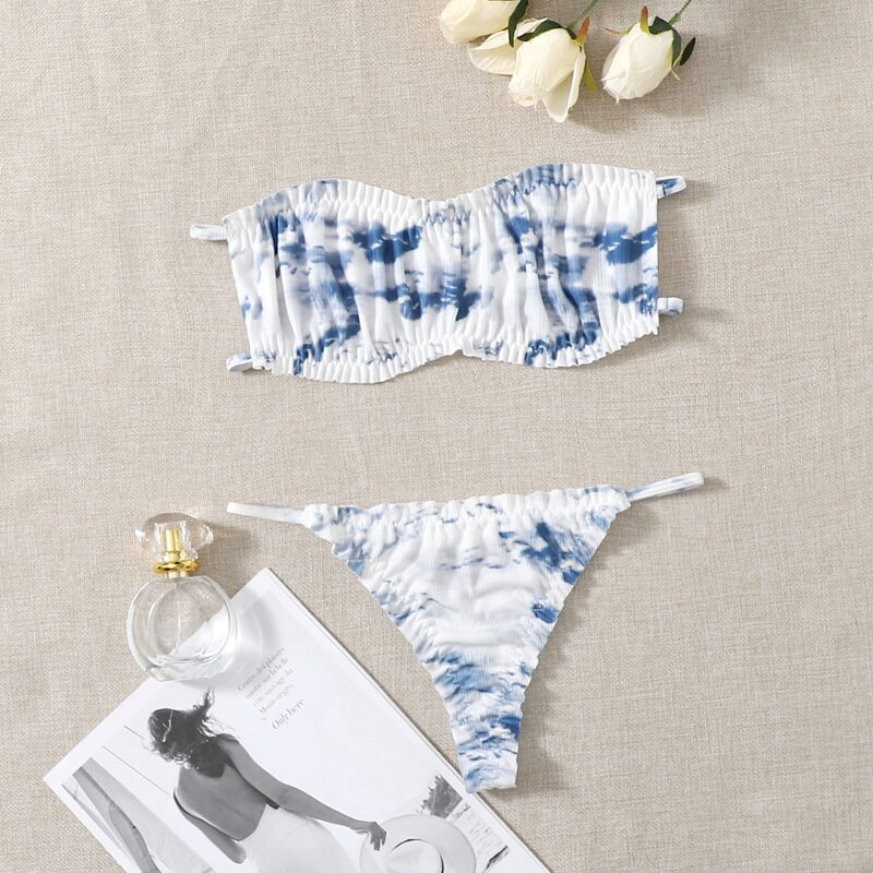 

Tie Dye Lingerie Set, Multicolor