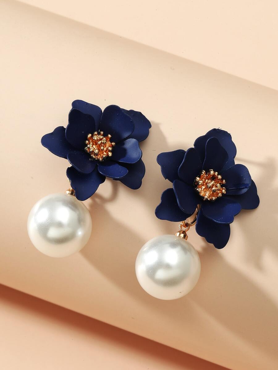 Flower Decor Drop Earrings Valentines,Mom,Mother,Mother's Day,Gift