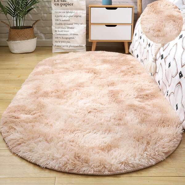 

Solid Plush Rug, Camel