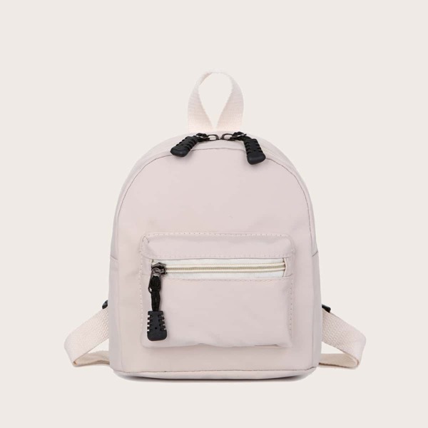

Minimalist Adjustable Strap Backpack, Beige