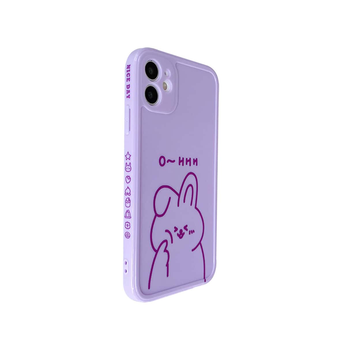 

Cartoon Rabbit Phone Case, Purple