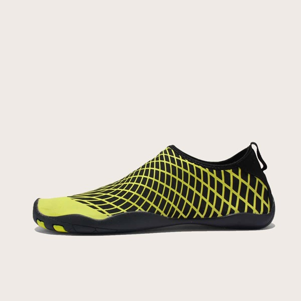 

Men Geo Graphic Water Shoes, Yellow