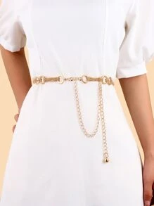 Cinturón de cadena simple - Dorado - Ver 1