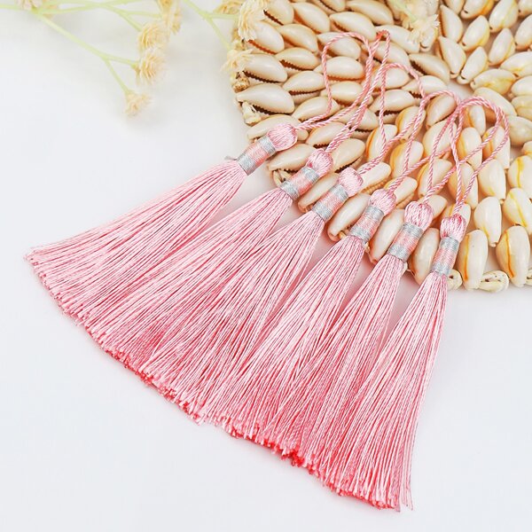 

6pcs Tassel DIY Accessory, Pink