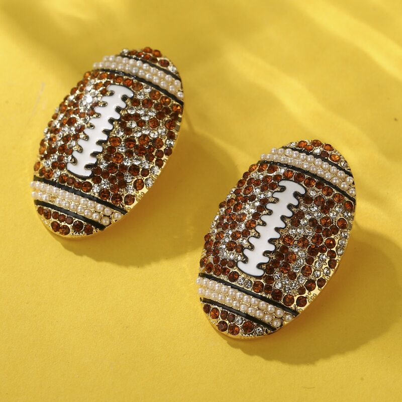 

Rhinestone Stud Earrings, Multicolor