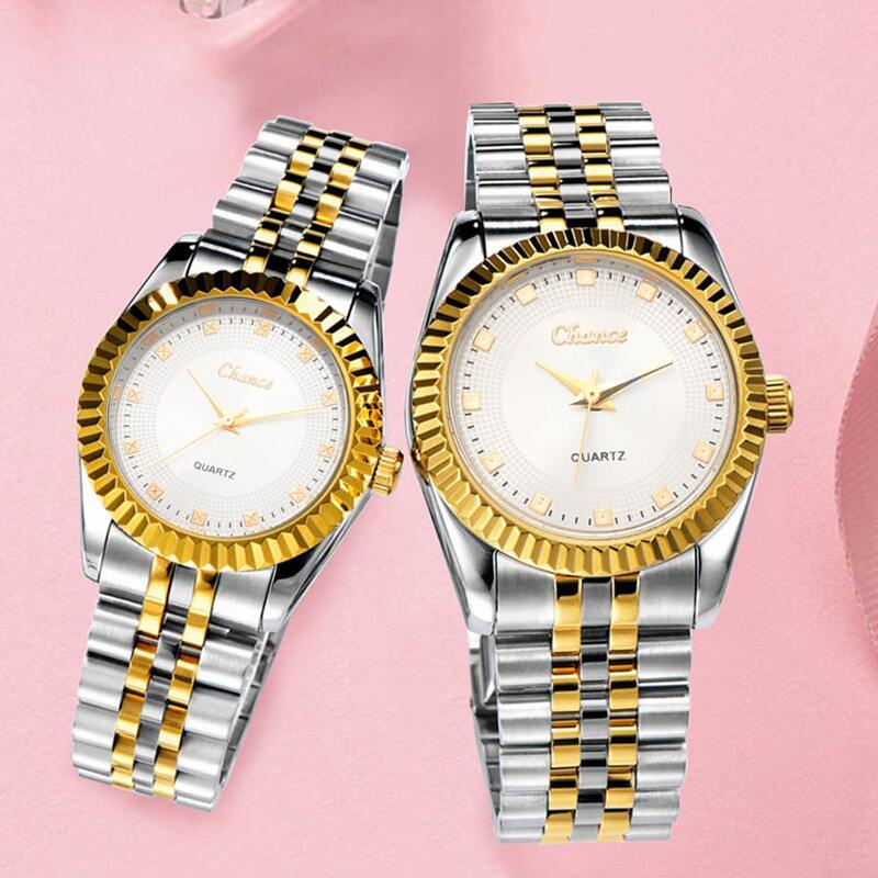 

2pcs Alloy Couple Quartz Watch