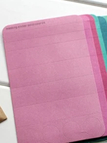 27 张混合图案随机贴纸，学校用品，返校 - 彩色 - 查看 4