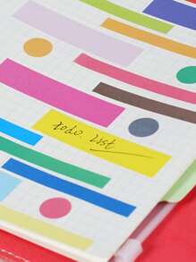 27 张混合图案随机贴纸，学校用品，返校 - 彩色 - 查看 5