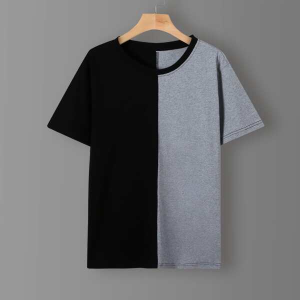 

Men Two Tone Tee, Multicolor