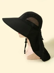 Sneldrogende zonnehoed - Zwart - Bekijken 1