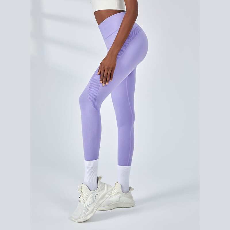 

Seamless High Stretch Sports Leggings, Lilac purple