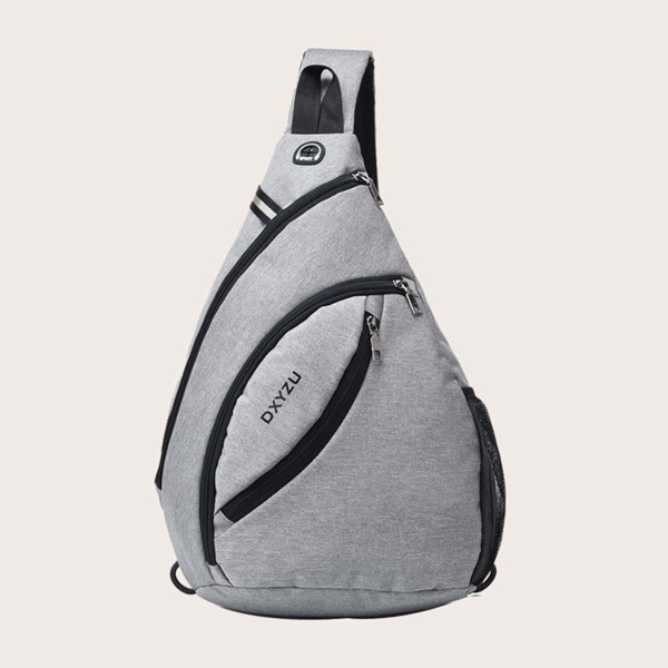 

Men Solid Fanny Pack, Grey