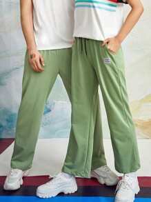 Manfinity Hypemode 1 pezzo Pantaloni sportivi con grafica lettera