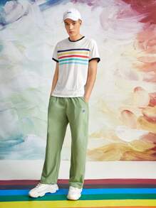 Manfinity Hypemode 1 pezzo Pantaloni sportivi con grafica lettera