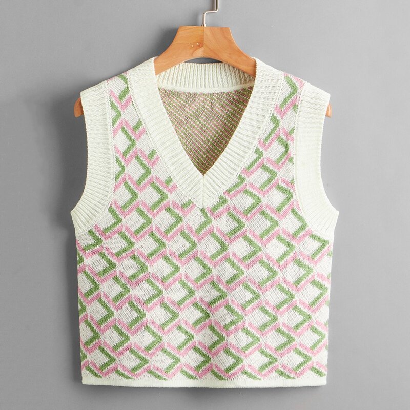 

Geo Sweater Vest, Multicolor
