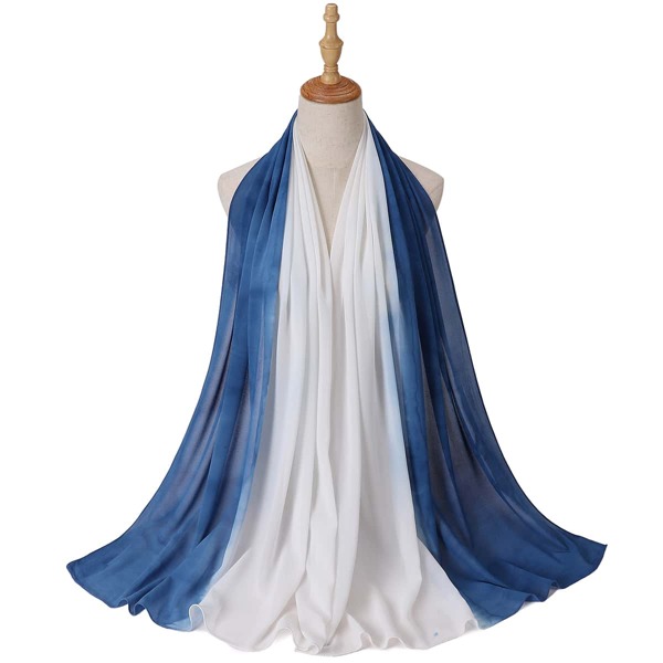 

Two Tone Scarf, Blue