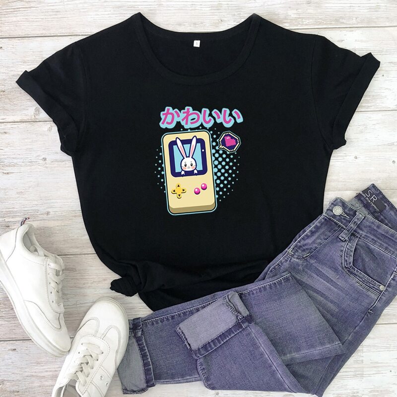 

Cartoon Graphic Tee, Black