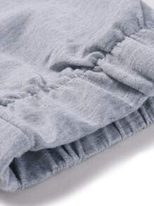 ROMWE MEN 2 Packs Guys Letter Graphic Sweatpants - Multicolor - View 5