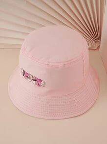 Gorro con hebilla con estampado de dibujos animados - Rosa - Ver 3