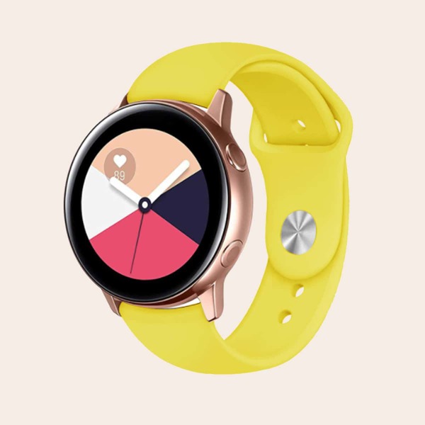 

Silicone Watchband For Samsung Galaxy Active, Yellow