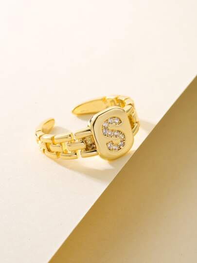 Anillo zirconia cúbica