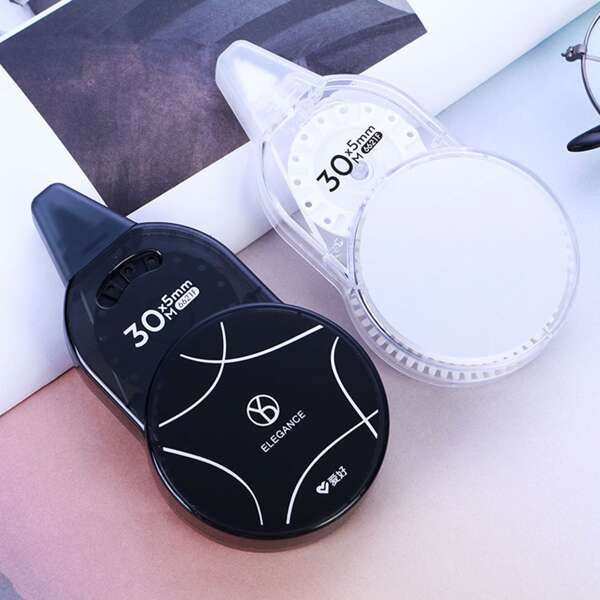 

1pc Random Correction Tape, Black and white
