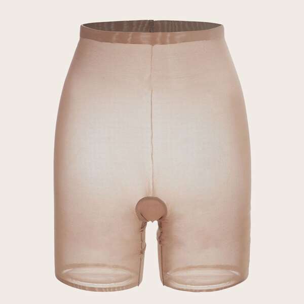 

Solid Shapewear Shorts, Apricot