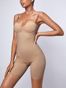 Body fajas unicolor con aro - Albaricoque - Ver 1