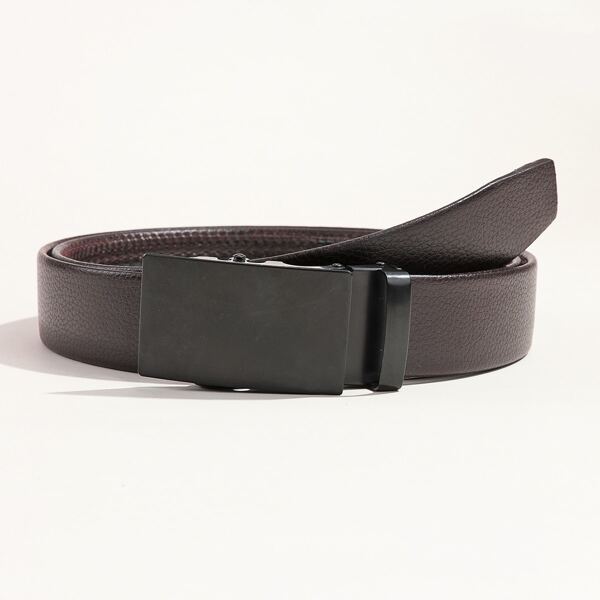 

Men PU Leather Belt, Coffee brown