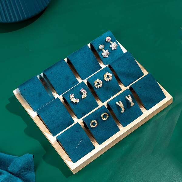 

1pc Jewelry Display Rack, Blue