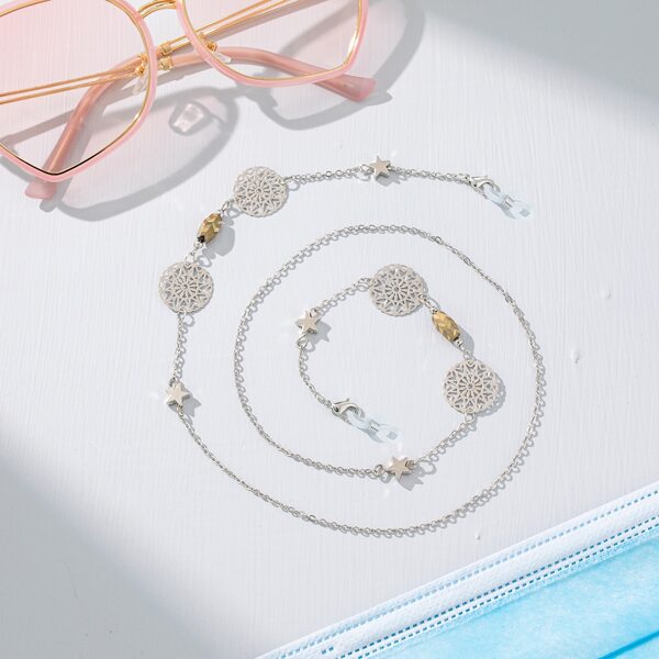 

Star Decor Glasses Chain, Silver