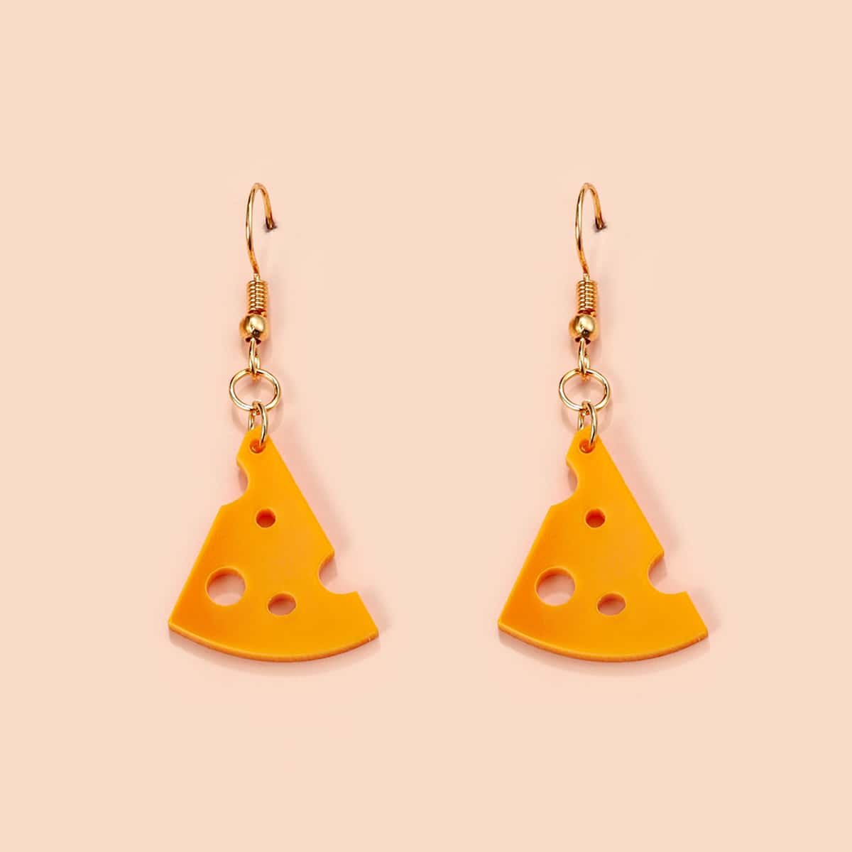 

Cheese Drop Earrings, Multicolor