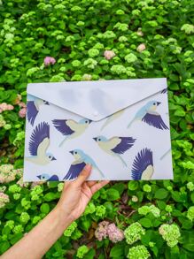 1入組花朵圖案文件夾 - 彩色 - 查看 2